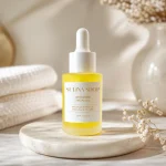 Anti-aging facial oil with jojoba and pumpkin