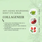 Neck decolletage oil collagen care infographic
