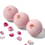 Cherry blossom bath bomb with Himalayan salt and petals