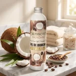 Coffee coconut moisturizing shower gel with botanical body wash ingredients