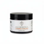 Turmeric curcumin supplement jar with moringa wellness formula
