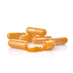 Turmeric curcumin supplement capsules with moringa formula