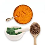 Turmeric curcumin supplement with moringa and botanical ingredients