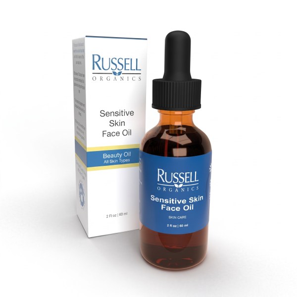 Sensitive face oil with lavender and chamomile