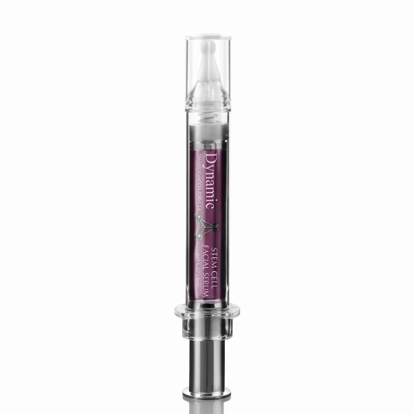 Stem cell serum hydrating smoothing face serum bottle