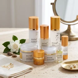 50s skincare set with mature skin hydration products