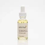 50s skincare set anti-aging face oil bottle