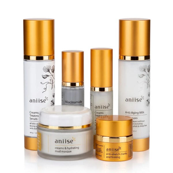 30s skincare set with vitamin C and rosehip face care products