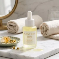 Uplifting facial oil with argan-inspired care