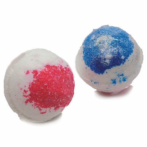 Bath Bomb – Red White Fruit 🍓🍊✨🌈💦 Blissful fizz & fruity vibes!