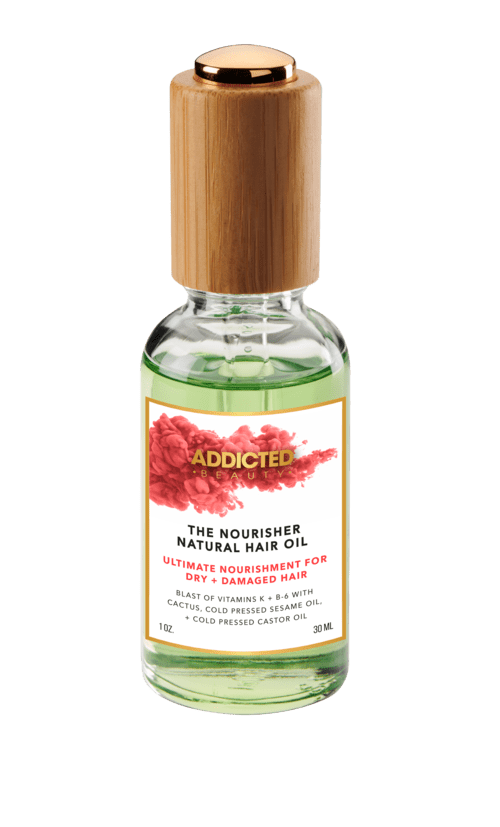 🌵 Addicted Beauty Natural Cactus Nourishing Hair Oil ✨ deeply hydrates, strengthens roots