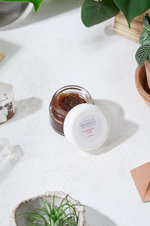 Organic Chocolate Lip Scrub for Flaky, Chapped Lips  💋✨