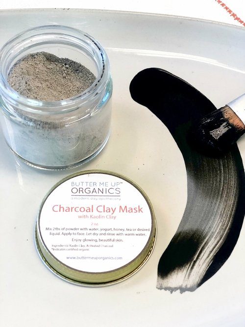 Organic Charcoal Mask 🖤✨ Activated Detox Clay Mask