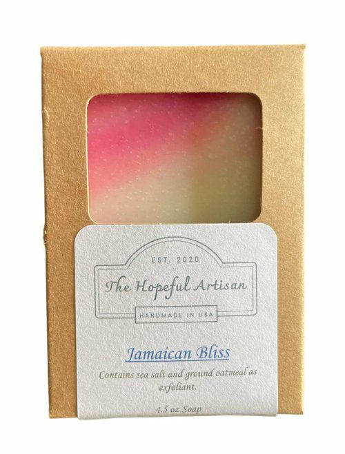 Jasmine Floral Soap 🌸🧼 with sea salt 🌊 & oatmeal 🌾 exfoliates gently.