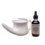 Nasal care kit with neti potav and nasya oil