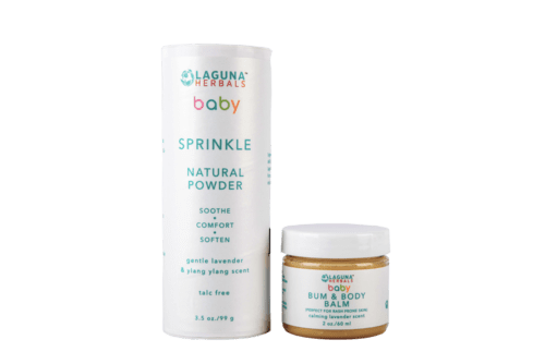 Organic Baby Moisturizer and Sprinkle ( talc free)baby powder set.