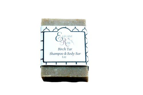Birch Tar Shampoo & Body Bar Soothes, cleanses & nourishes naturally.