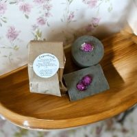 Small batch soap with charcoal and vitamin E