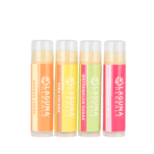 Organic Superfruit Lip Balm 4-Pack 🍉🍓🥥🍊 Hydrating, fruity, & nourishing lips