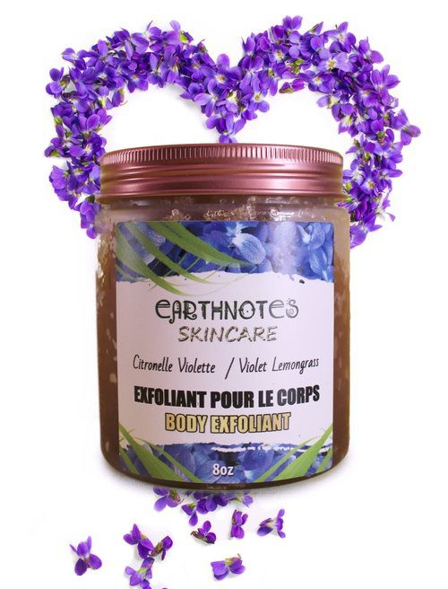 Violet Lemongrass Body Exfoliant 🌿💜 Smooth & Nourish Skin