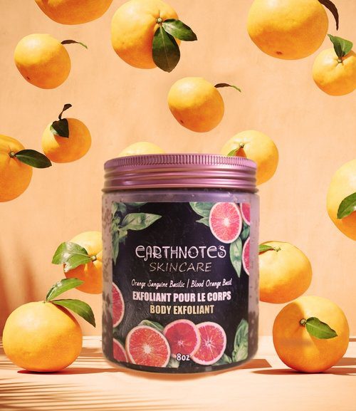 Blood Orange 🍊 & Basil 🌿 Body Exfoliant 🛁✨ Smooth Glow