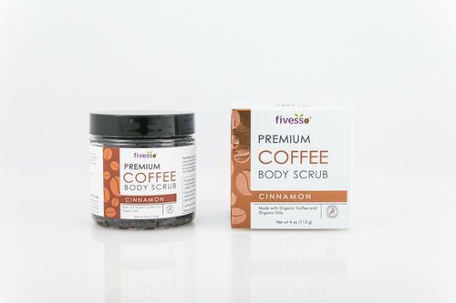 Cinnamon - Premium Coffee Scrub ☕🌿 – Exfoliates, Firms & Hydrates for Smooth, Radiant Skin 🌟
