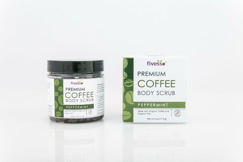 Invigorate your skin with our Peppermint Premium Coffee Scrub, energizing and exfoliating naturally.
