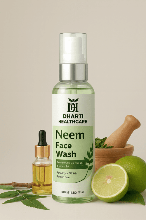 Dharti Neem Face Wash – Tea Tree & Lemon Extract ✨