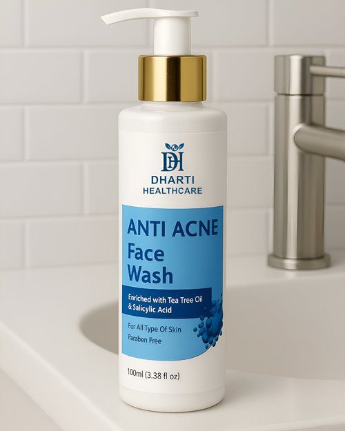 Dharti Healthcare Anti-Acne Face Wash Tea Tree & Salicylic Acid ✨