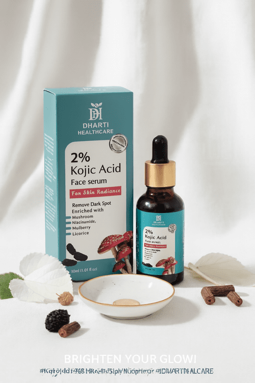 ✨ Dharti 2% Kojic Acid Serum Dark Spot Remover ✨