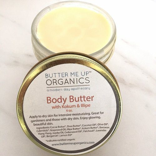 Organic Body Butter – Gardener’s Hands & Therapy Cream for Elbows, Knees & Dry Skin