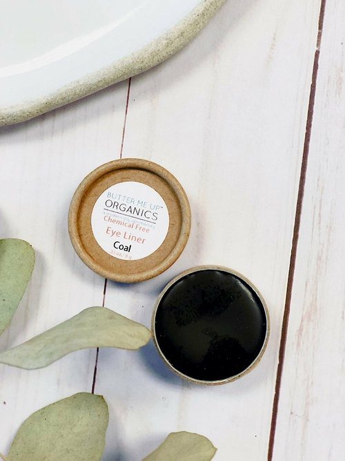 Organic Eye Coal: Natural, medium black eyeliner for bold eyes! 🌿✨