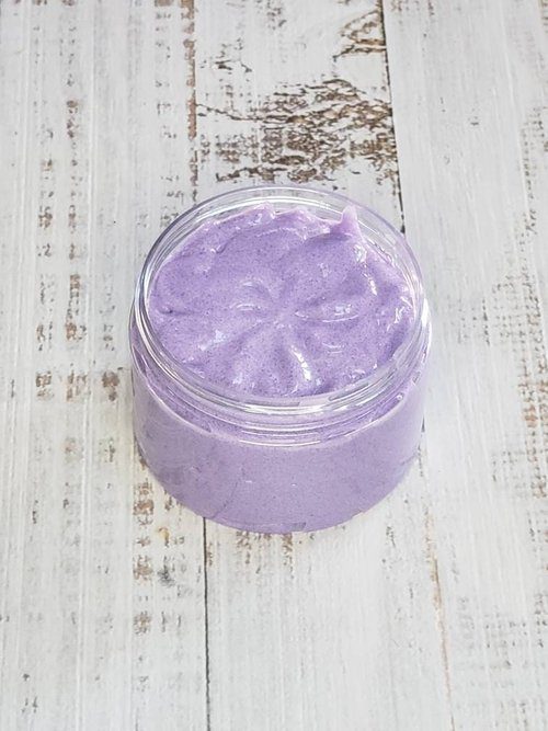 Black Amethyst Whipped Soap ✨ Exfoliant for Silky Skin” ✅
