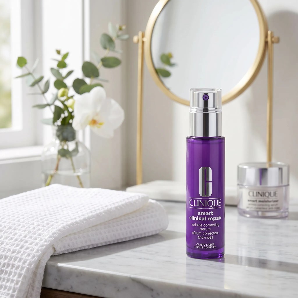 Clinique serum routine for anti-aging skincare